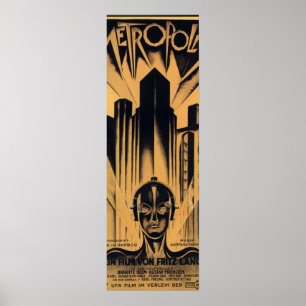 Metropolis Fritz Lang-film Poster