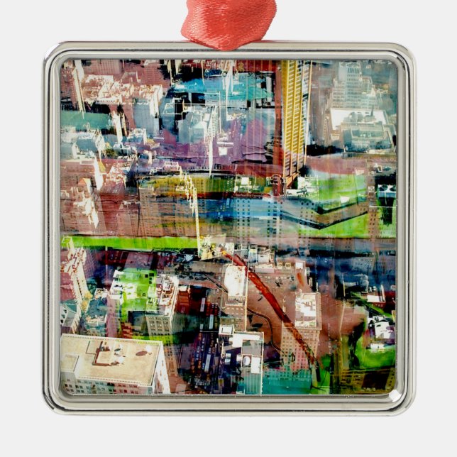 Metropolis II Julgransprydnad Metall (Framsidan)