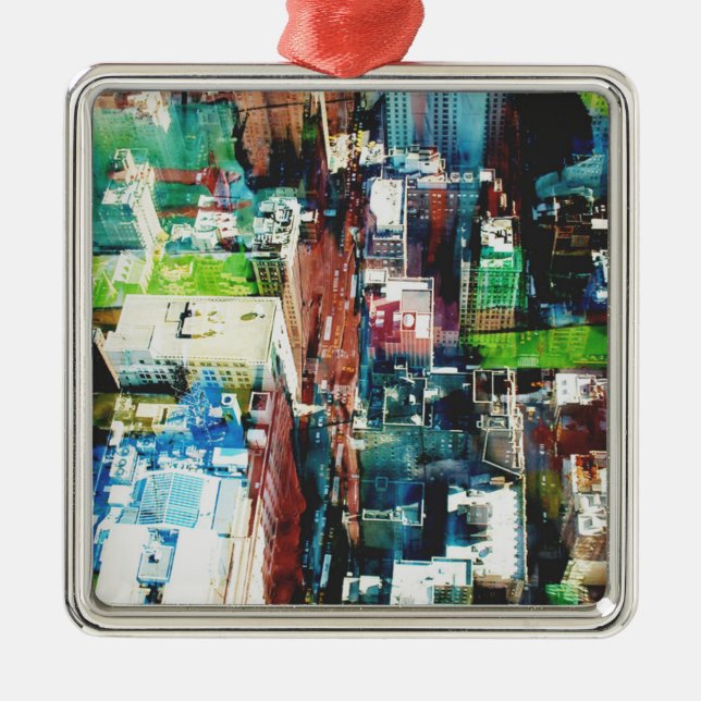 Metropolis Julgransprydnad Metall (Framsidan)