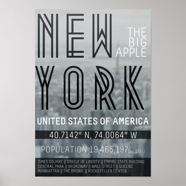 Metropolis New York Poster (Framsidan)