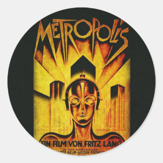 METROPOLIS Original RESTORED Adaptation Runt Klistermärke