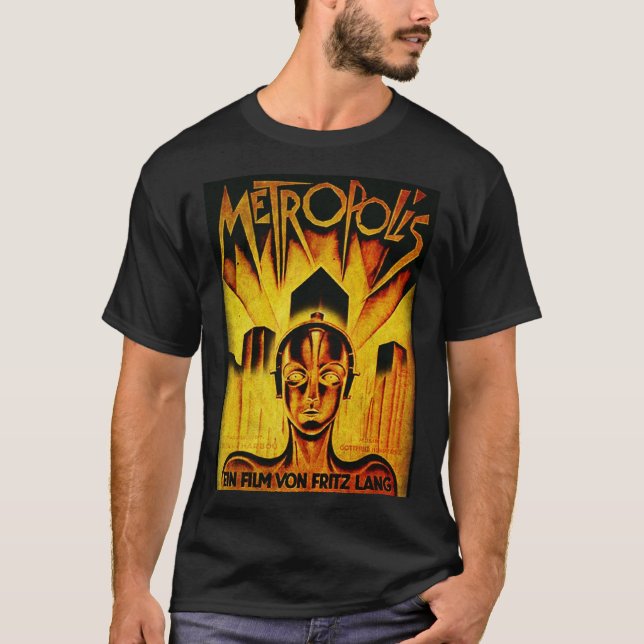 METROPOLIS Original RESTORED Adaptation T-shirt (Framsida)
