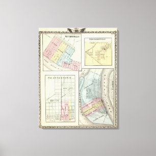 Metropolis, Shawneetown, Cairo och Pinckneyville Canvastryck