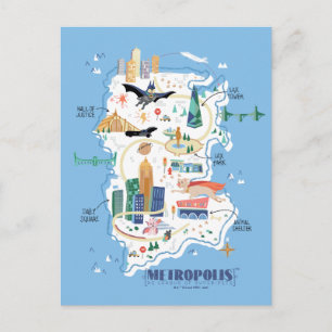 Metropolis Story Book Karta Vykort