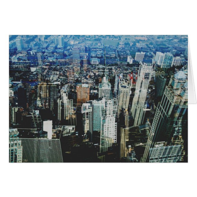 Metropolis VIII 2 Hälsningskort (Framsidan Horizontal)