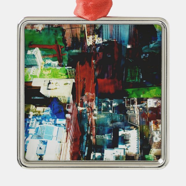 Metropolis VIII Julgransprydnad Metall (Framsidan)