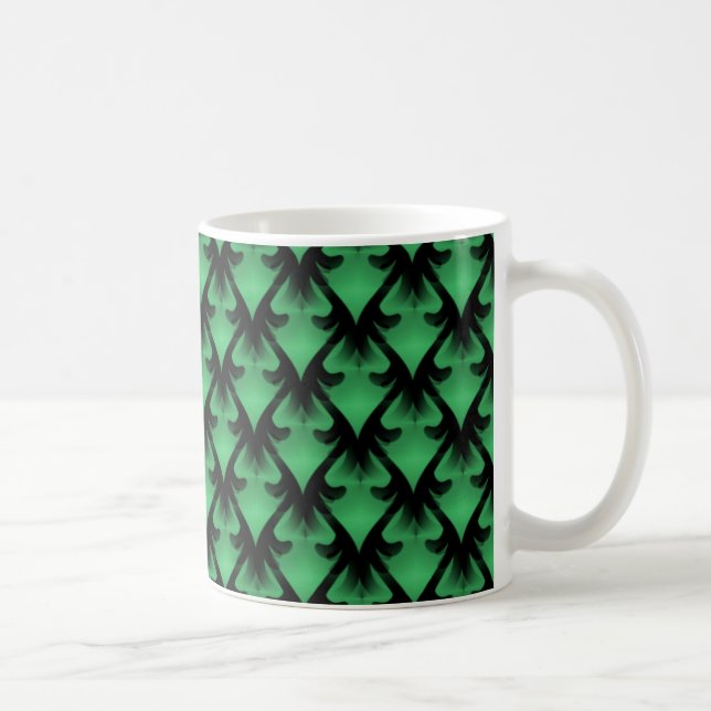 Metropolitan Glam Mugg, Emerald Grönt Kaffemugg (Höger)