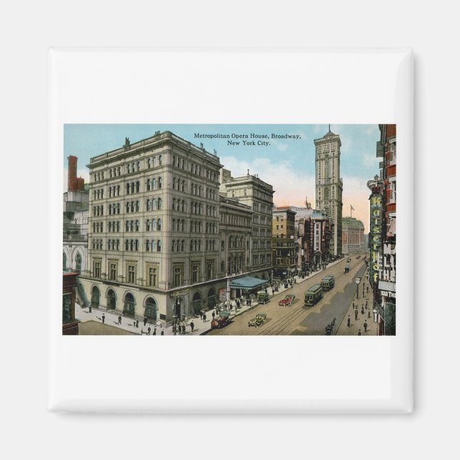 Metropolitan Opera House, New York Magnet (Framsidan)