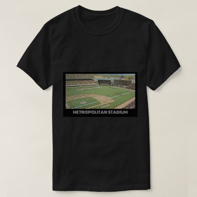 Metropolitan Stadium-Vikings Lila T Shirt (Design framsida)