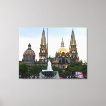 Metropolitanakatedralen i Guadalajara Canvas