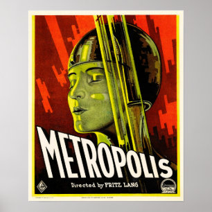 METROPOS Directed by Fritz Lang 1927 Old Film Poster