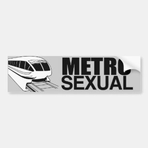 METROSEXUELL -.png Bildekal