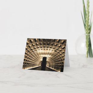 Metrostation Notecard Kort