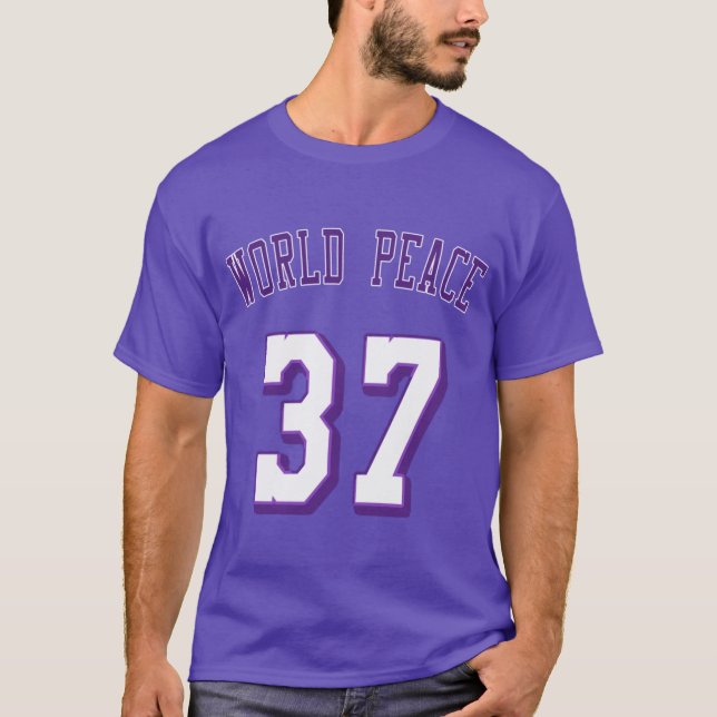 Metta World Peace Överstorlek T Shirt (Framsida)