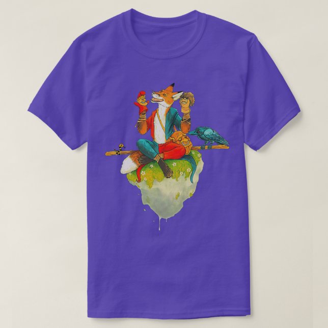 MettAa Fox Vulpine Vivimancer T Shirt (Design framsida)