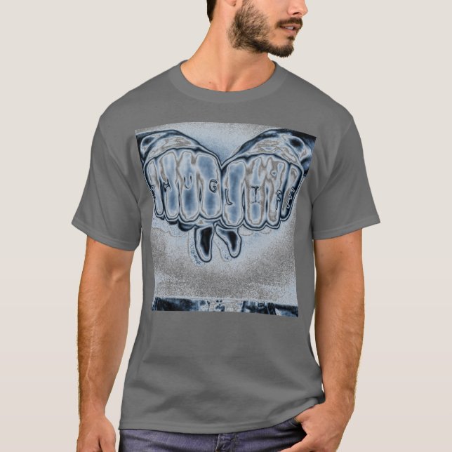 METTALIC-THUGLIV TEE (Framsida)