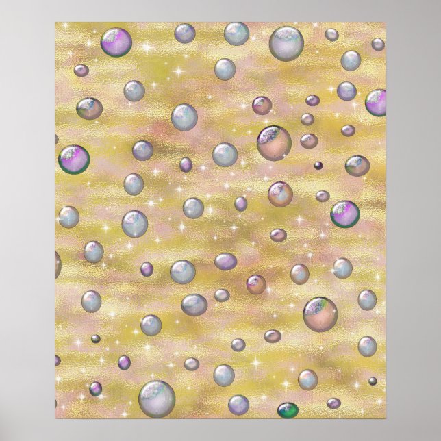 METTALISKA PEARLS LUXERY POSTER (Framsidan)