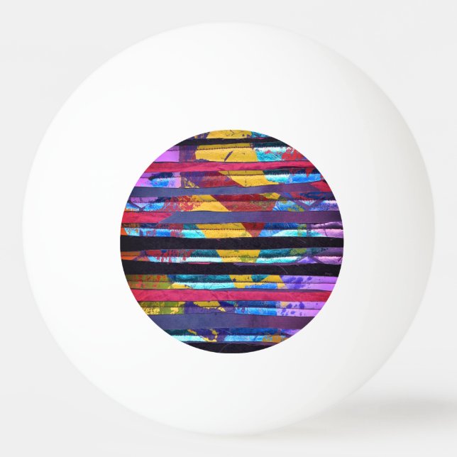 Mettaliskt rand pingisboll (Framsidan)