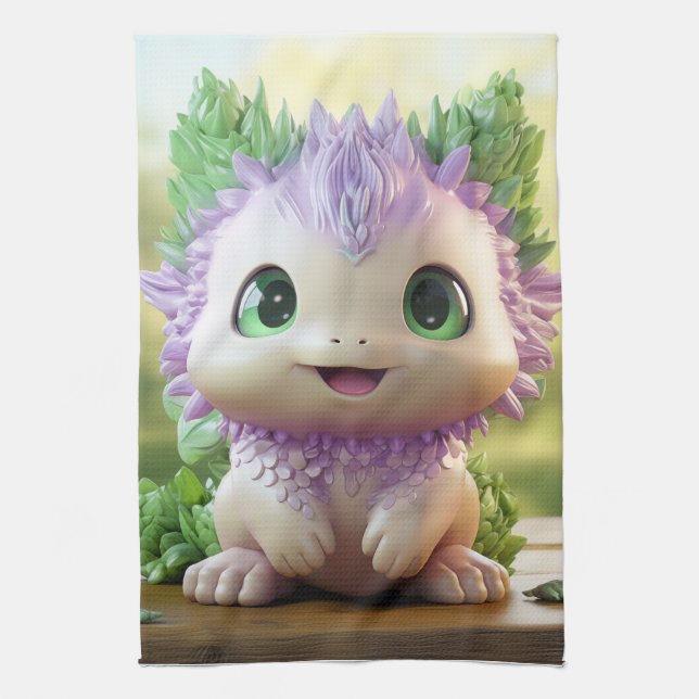Mety, charming Axolotl Kökshandduk (Vertikal)