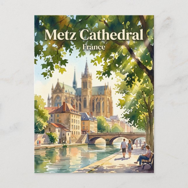 Metz, Frankrike Frankrike Vykort (Framsida)