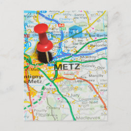 Metz, Frankrike Vykort
