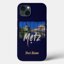 Metz Grand Est Frankrike vid Nattens vintage Souve