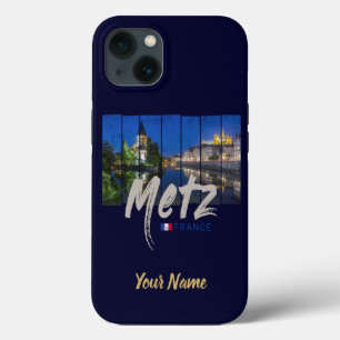 Metz Grand Est Frankrike vid Nattens vintage Souve