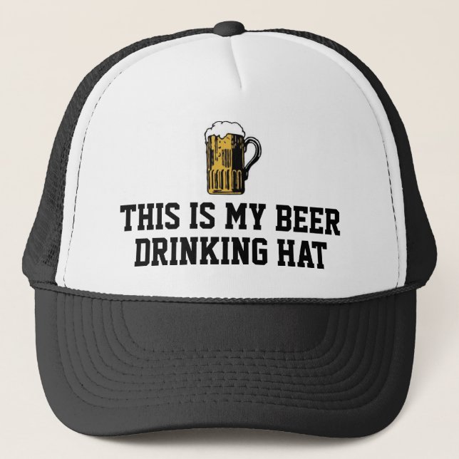 Meu Boné de Beber Cerveja! Truckerkeps (Framsida)