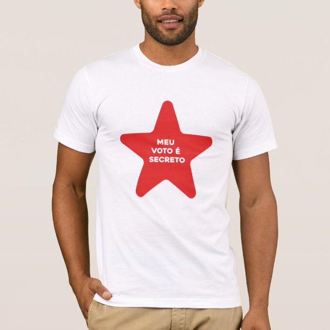 Meu Voto é Secreto T Shirt (Framsida)