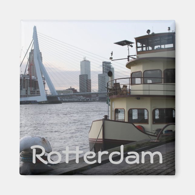 Meuse River, Rotterdam Magnet (Framsidan)