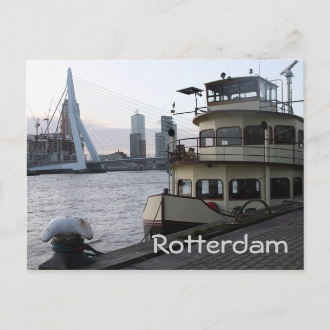 Meuse River, Rotterdam Vykort (Framsida)