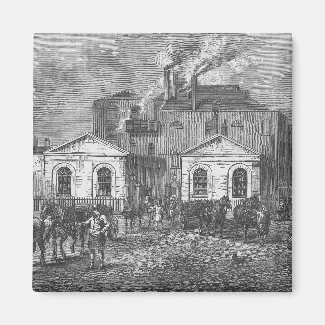 Meux's Brewery, 1830 Magnet (Framsidan)