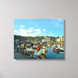 Mevagissey Cornwall England Canvastryck