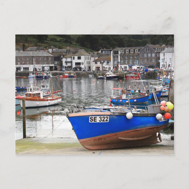 Mevagissey i Cornwall Vykort (Framsida)