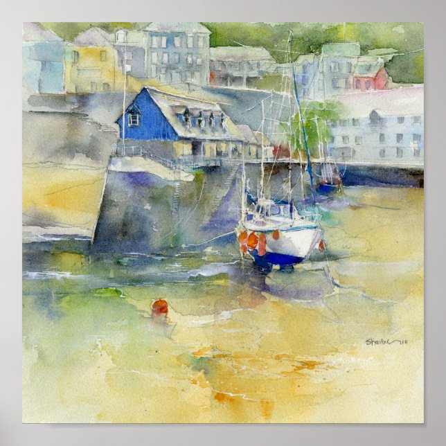 Mevagissey Saint Austell Cornwall Poster (Framsidan)