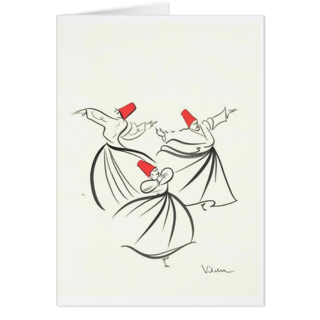 Mevlana Hälsningskort (Framsidan)