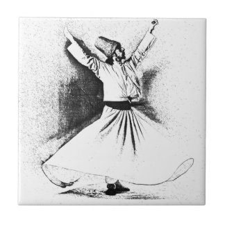 Mevlana Sufi Dervishdans Kakelplatta