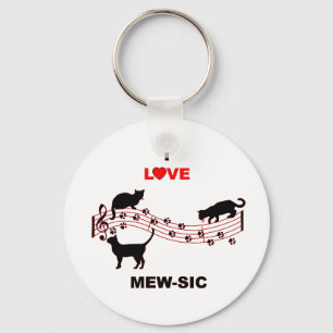Mew-sic Nyckelring