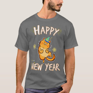Mew Year 2021 Lusnykatten Nyårsafton Party T Shirt