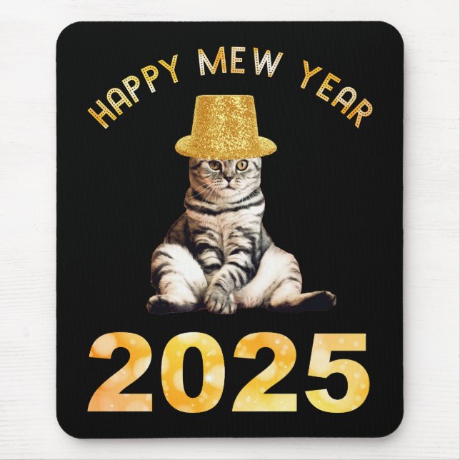 Mew Year 2025 i lycklig Musmatta (Framsidan)