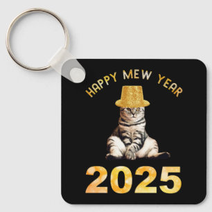 Mew Year 2025 i lycklig Nyckelring