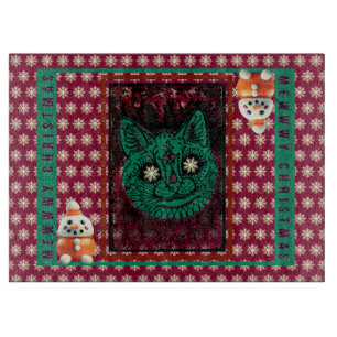 MEWWWWY CHRISTMAS-skärningspanel