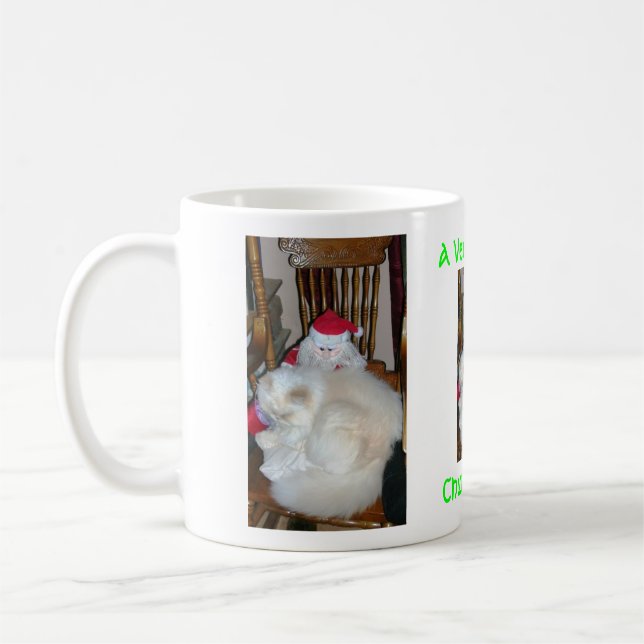 mewy christmouse som mew kaffemugg (Vänster)