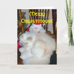 Mewy Chwistmouse Helgkort