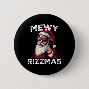 Mewy Rizzmas Rolig Tomte Mewing Skämt Rizz Mäns Ju Knapp