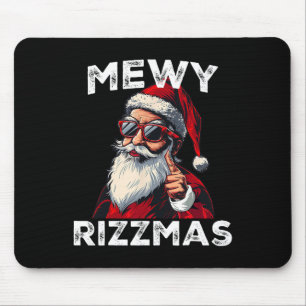 Mewy Rizzmas Rolig Tomte Mewing Skämt Rizz Mäns Ju Musmatta