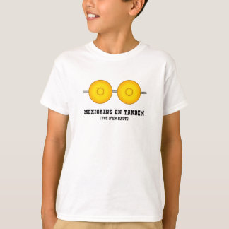 Mexicains en tandem (vu d'en haut) tee shirt