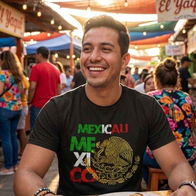 Mexicali Mexiko stolthet T-Shirt med Örnemblem (Skapare uppladdad)