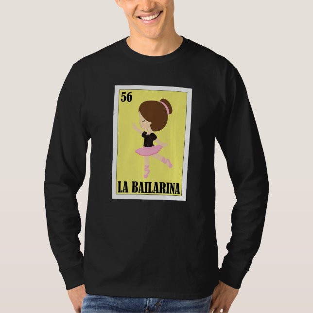 Mexican Ballet  La Bailarina  3 T Shirt (Framsida)