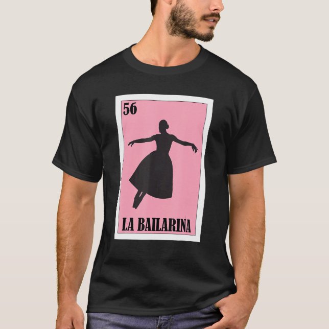 Mexican Ballet  La Bailarina 5 T Shirt (Framsida)